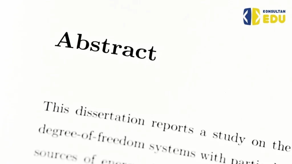 membuat abstrak skripsi