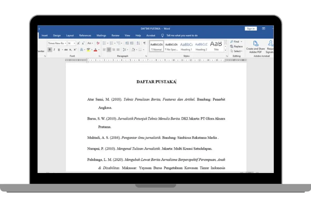 ssistematika penulisan daftar pustaka sistematika penulisan daftar pustaka