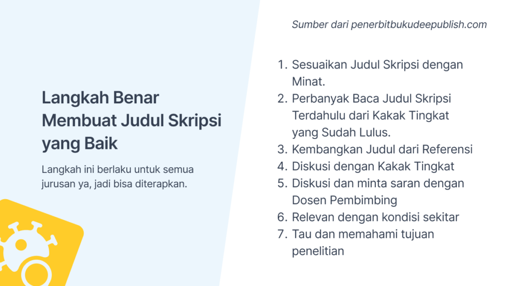 Trik Membuat Judul Skripsi 1 Trik Membuat Judul Skripsi 1